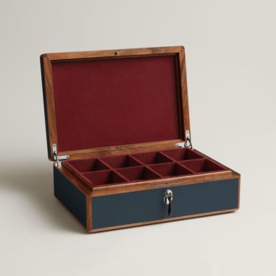 Amalthee Oxer Lezard watch box, large model | Hermès USA